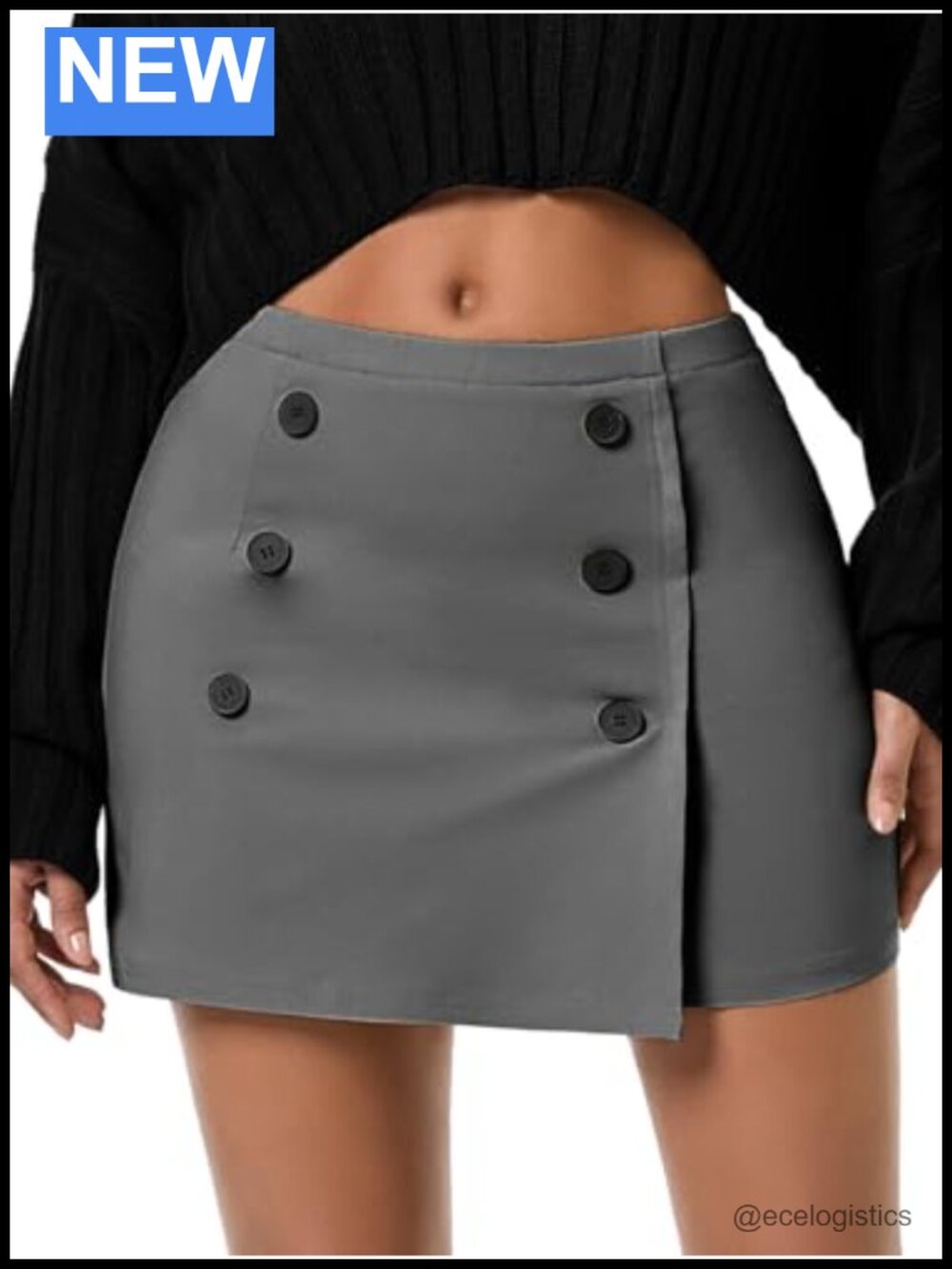 Women's Plaid High Waist Mini Skirt Y2K Tweed Stretch Pencil Fall Winter